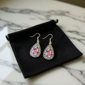 Vintage Style Boho Multi-Colored Drop Earring’s
